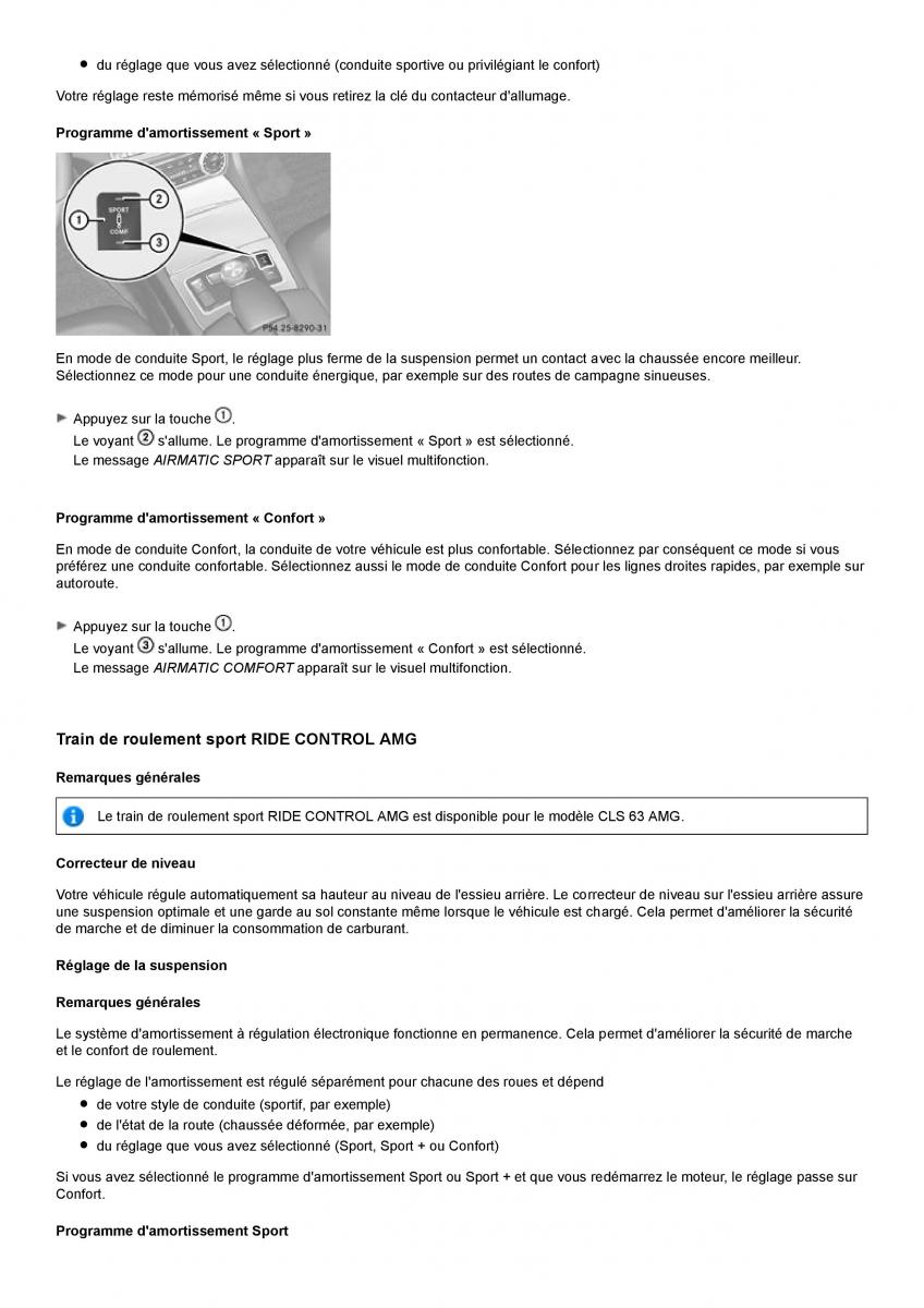 Mercedes Benz CLS class C218 manuel du proprietaire / page 188