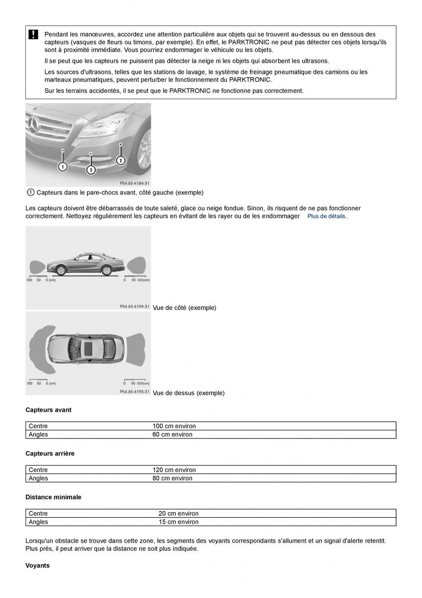 Mercedes Benz CLS class C218 manuel du proprietaire / page 191