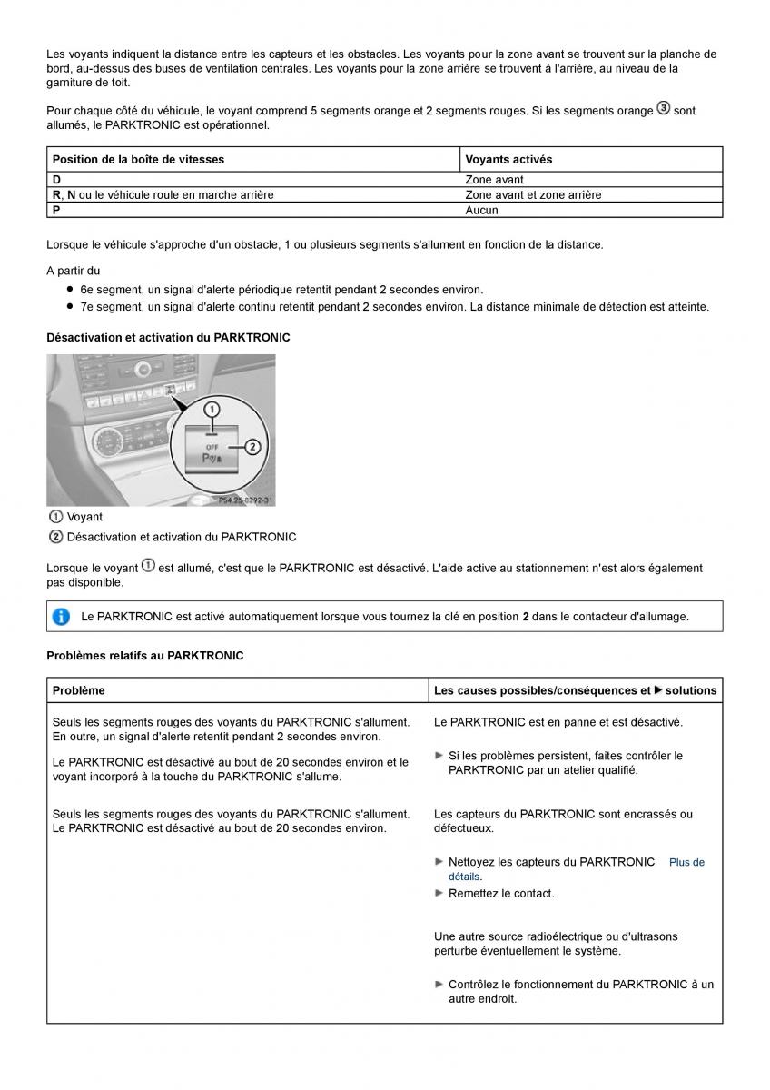 Mercedes Benz CLS class C218 manuel du proprietaire / page 192