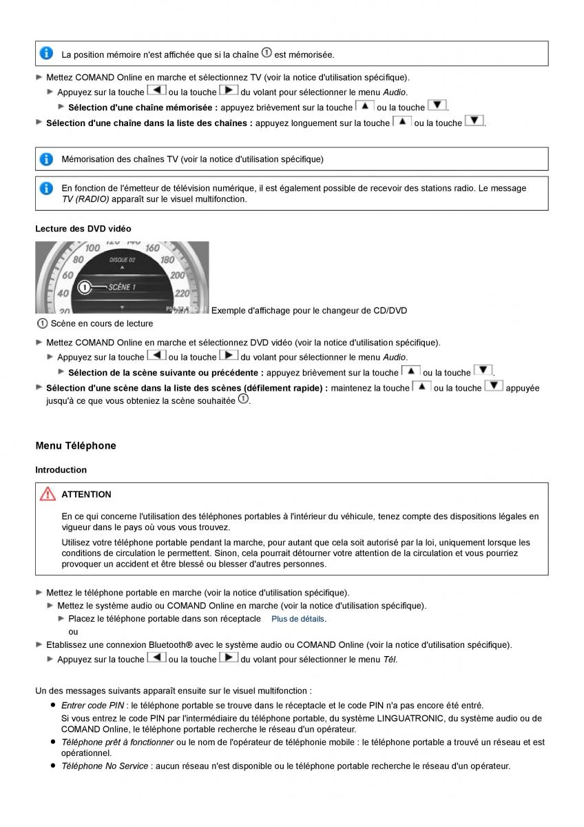 Mercedes Benz CLS class C218 manuel du proprietaire / page 222