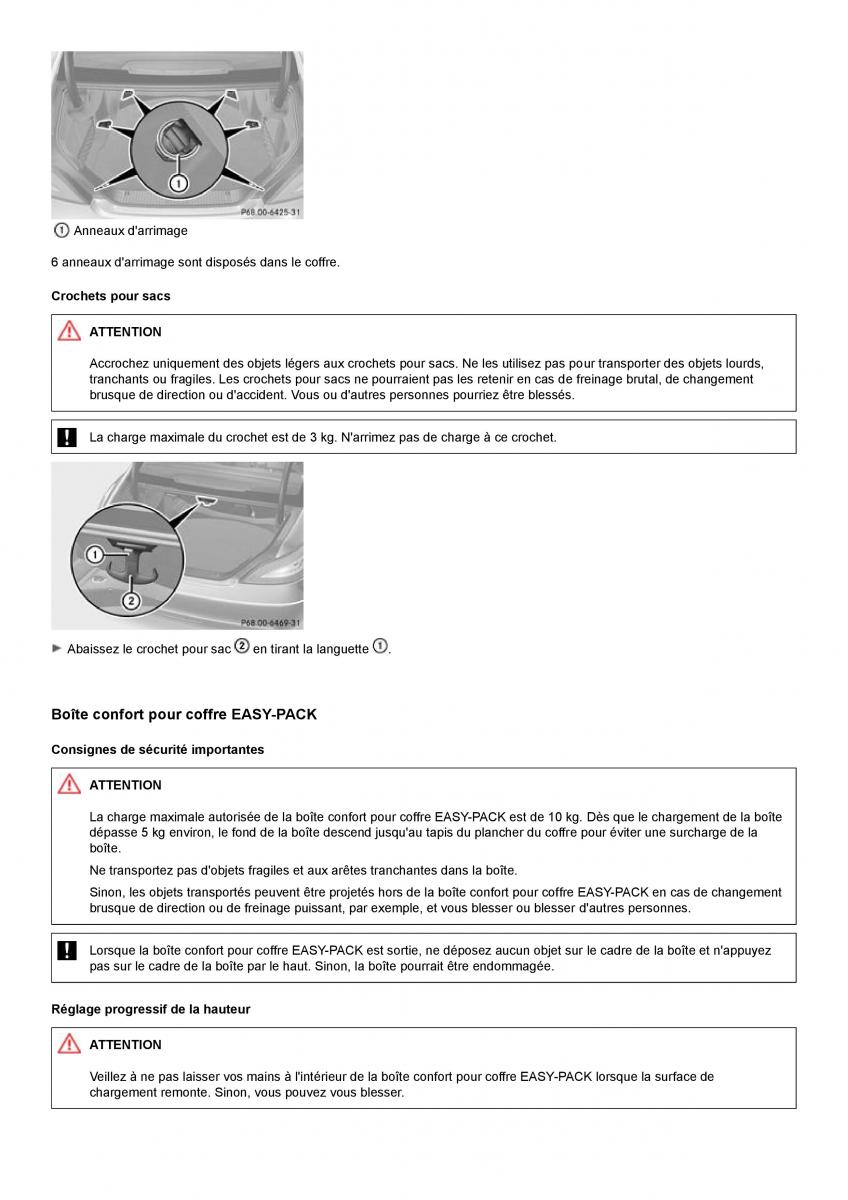 Mercedes Benz CLS class C218 manuel du proprietaire / page 276