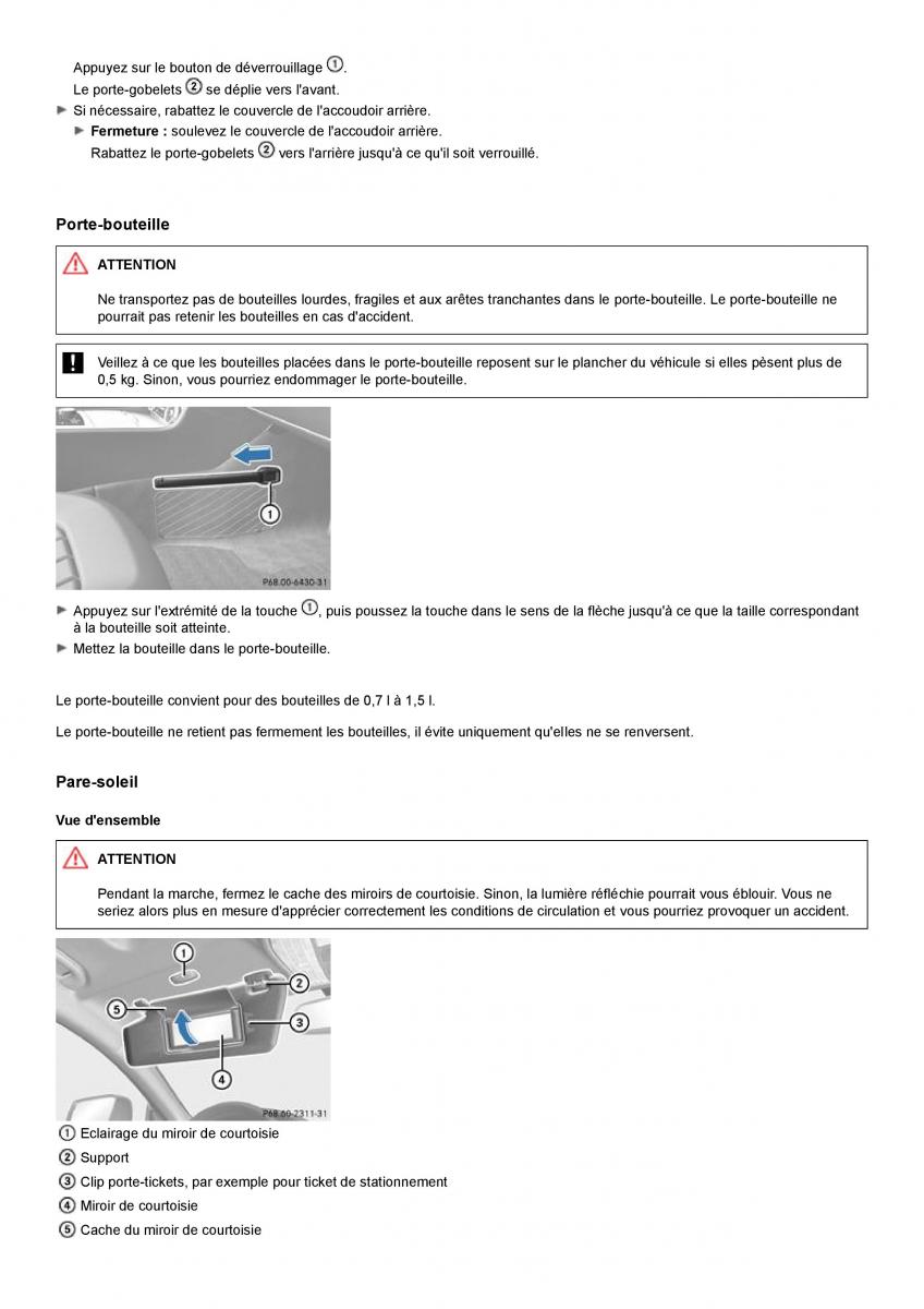 Mercedes Benz CLS class C218 manuel du proprietaire / page 282