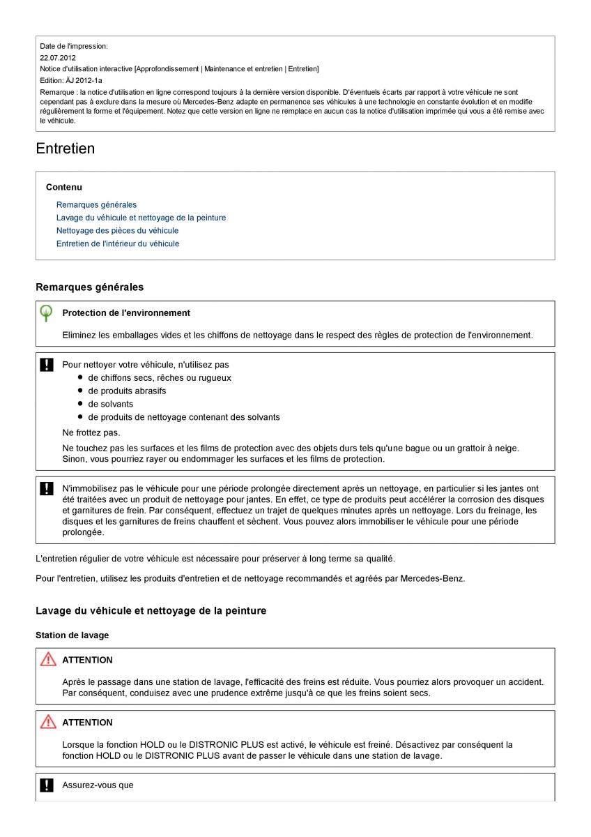 Mercedes Benz CLS class C218 manuel du proprietaire / page 296