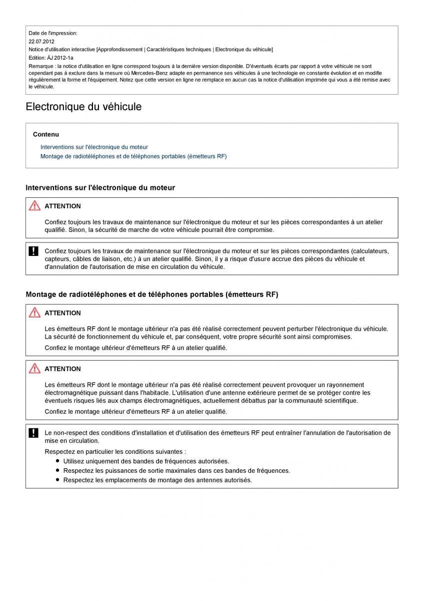 Mercedes Benz CLS class C218 manuel du proprietaire / page 364