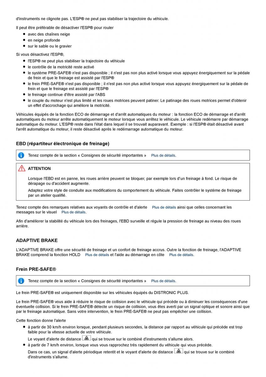 Mercedes Benz CLS class C218 manuel du proprietaire / page 53