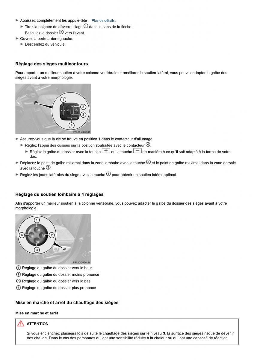 Mercedes Benz GL class X164 manuel du proprietaire / page 83