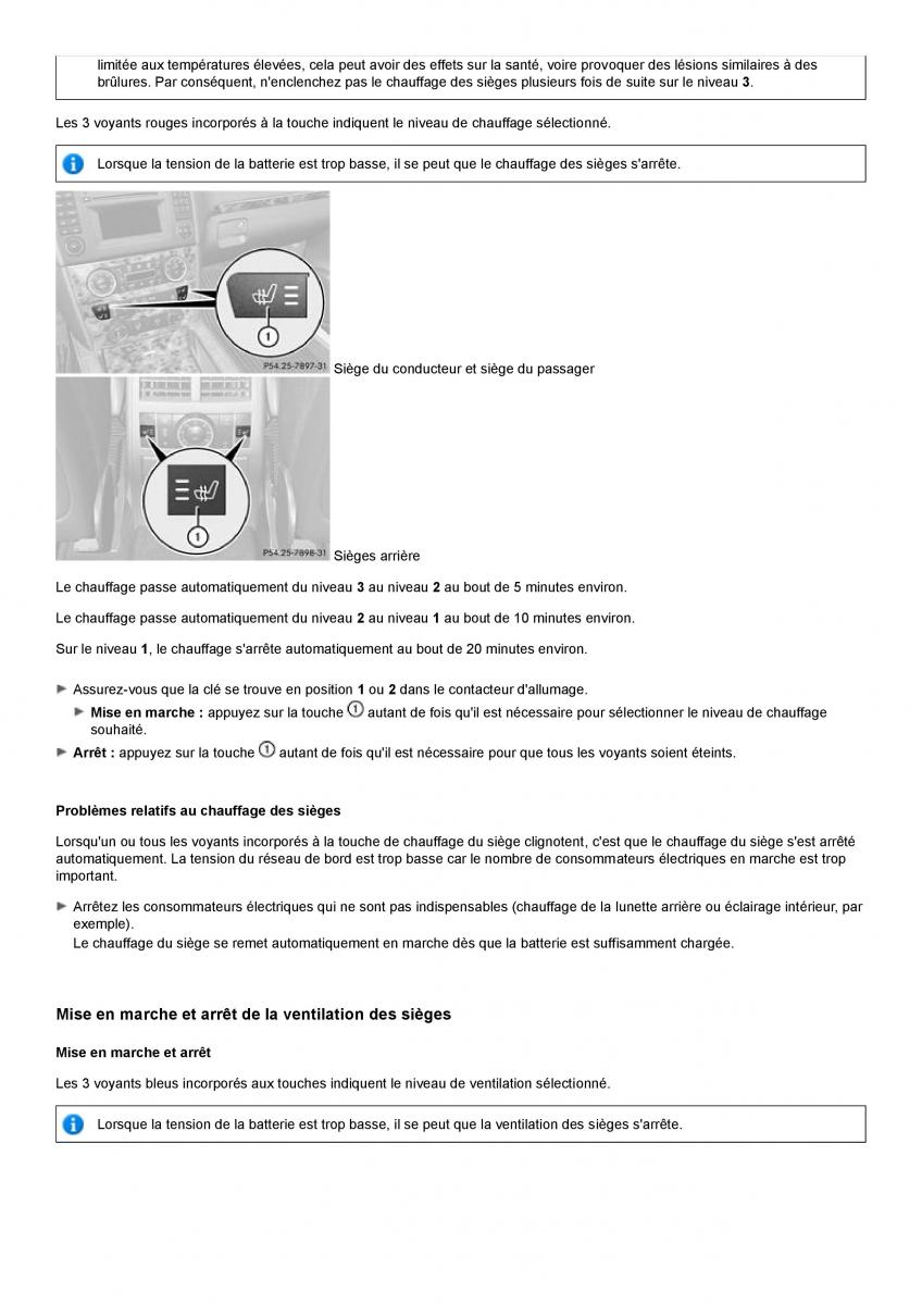 Mercedes Benz GL class X164 manuel du proprietaire / page 84