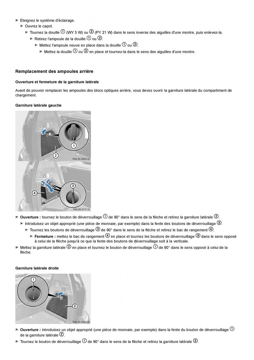 Mercedes Benz GL class X164 manuel du proprietaire / page 107