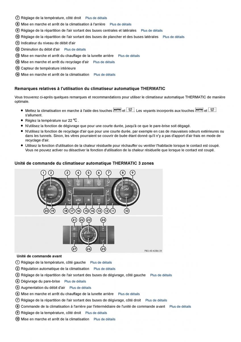 Mercedes Benz GL class X164 manuel du proprietaire / page 115