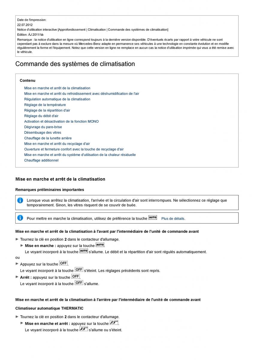 Mercedes Benz GL class X164 manuel du proprietaire / page 117