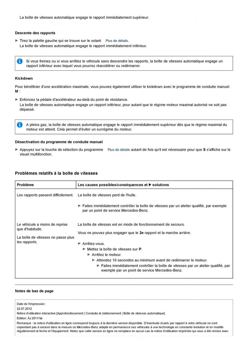 Mercedes Benz GL class X164 manuel du proprietaire / page 143