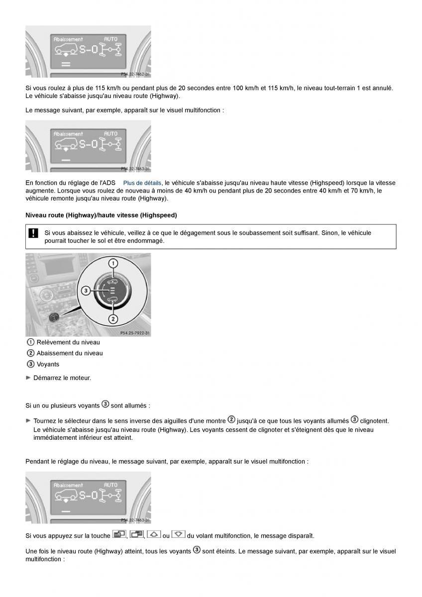 Mercedes Benz GL class X164 manuel du proprietaire / page 178