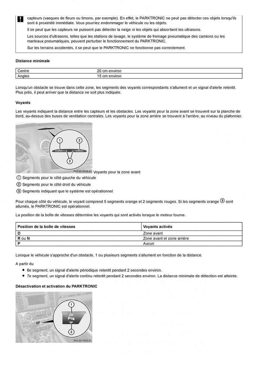 Mercedes Benz GL class X164 manuel du proprietaire / page 181