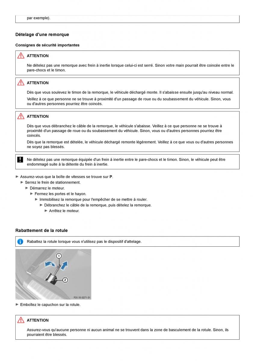 Mercedes Benz GL class X164 manuel du proprietaire / page 198