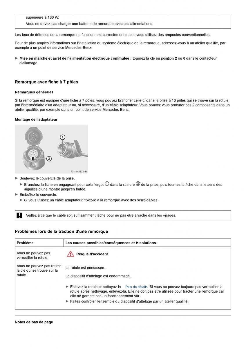 Mercedes Benz GL class X164 manuel du proprietaire / page 200