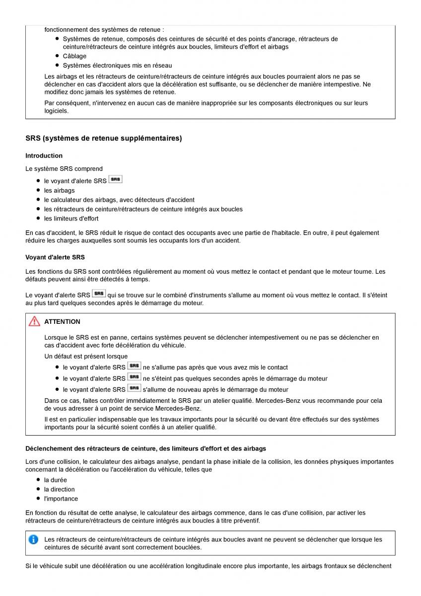 Mercedes Benz GL class X164 manuel du proprietaire / page 21