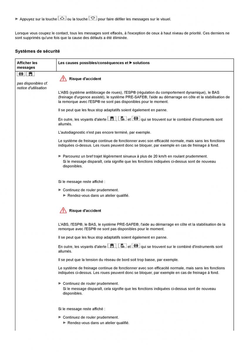 Mercedes Benz GL class X164 manuel du proprietaire / page 223