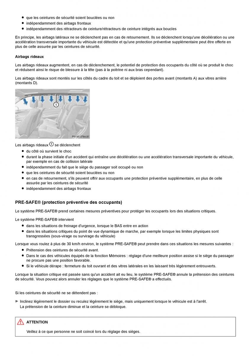 Mercedes Benz GL class X164 manuel du proprietaire / page 25