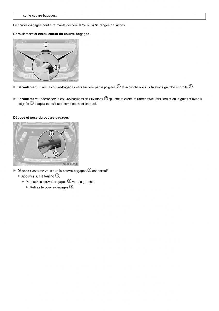 Mercedes Benz GL class X164 manuel du proprietaire / page 255