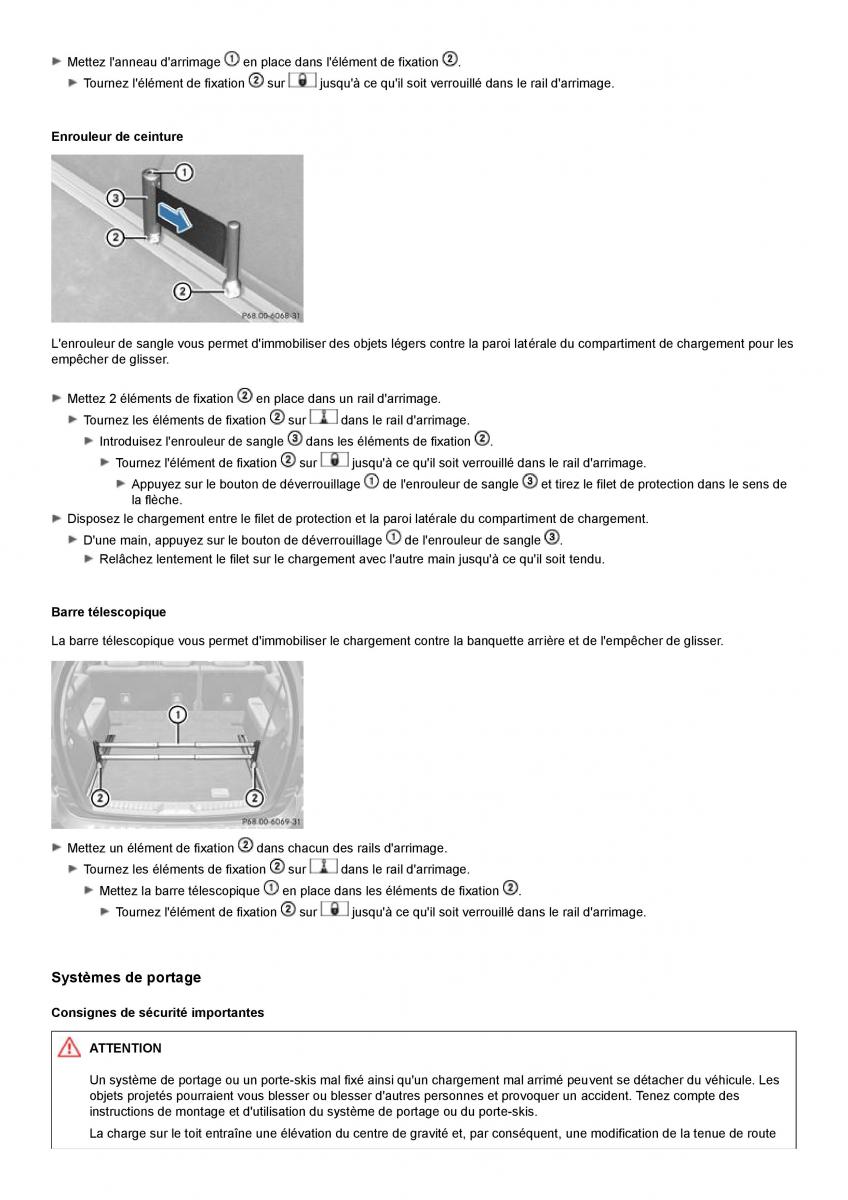 Mercedes Benz GL class X164 manuel du proprietaire / page 259