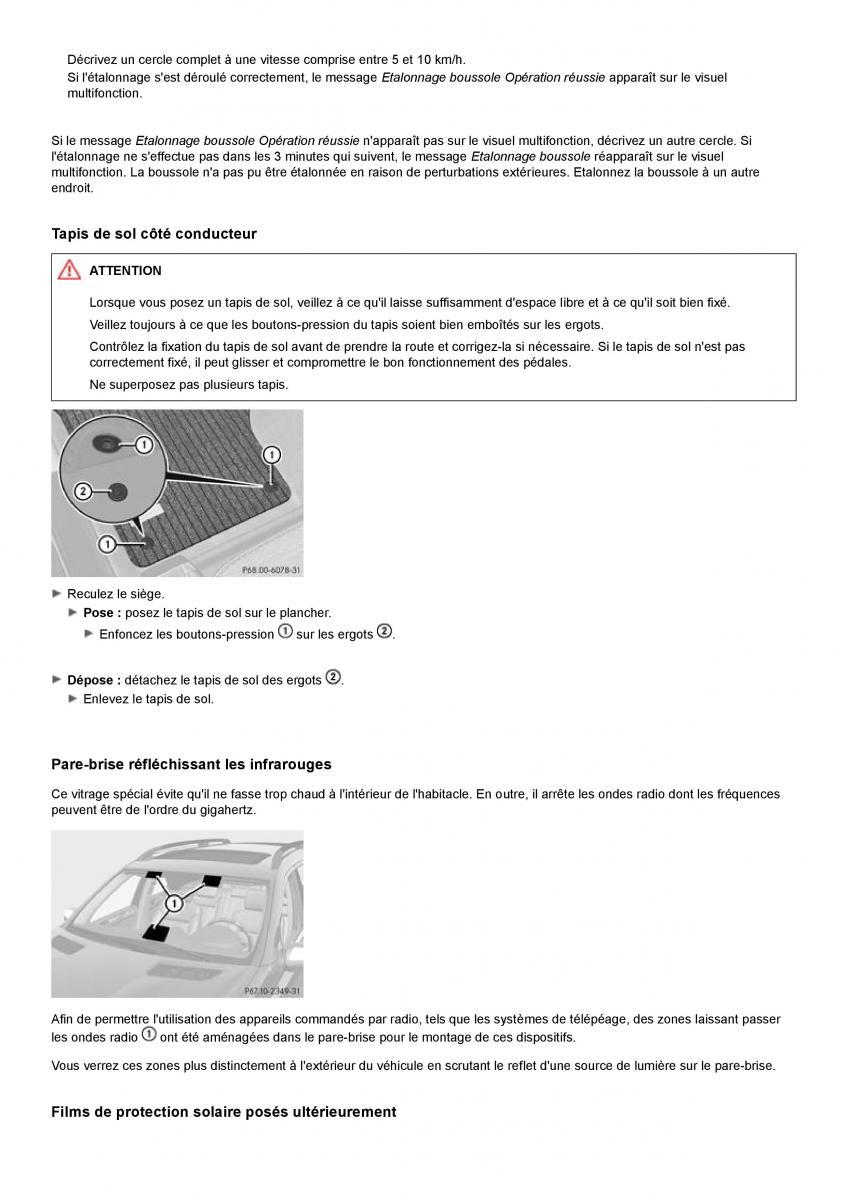 Mercedes Benz GL class X164 manuel du proprietaire / page 273