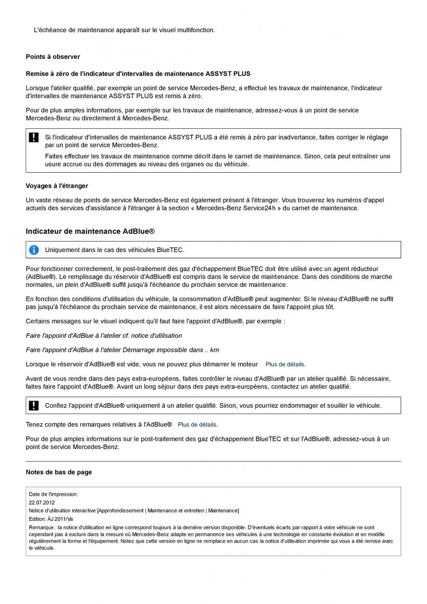 Mercedes Benz GL class X164 manuel du proprietaire / page 282