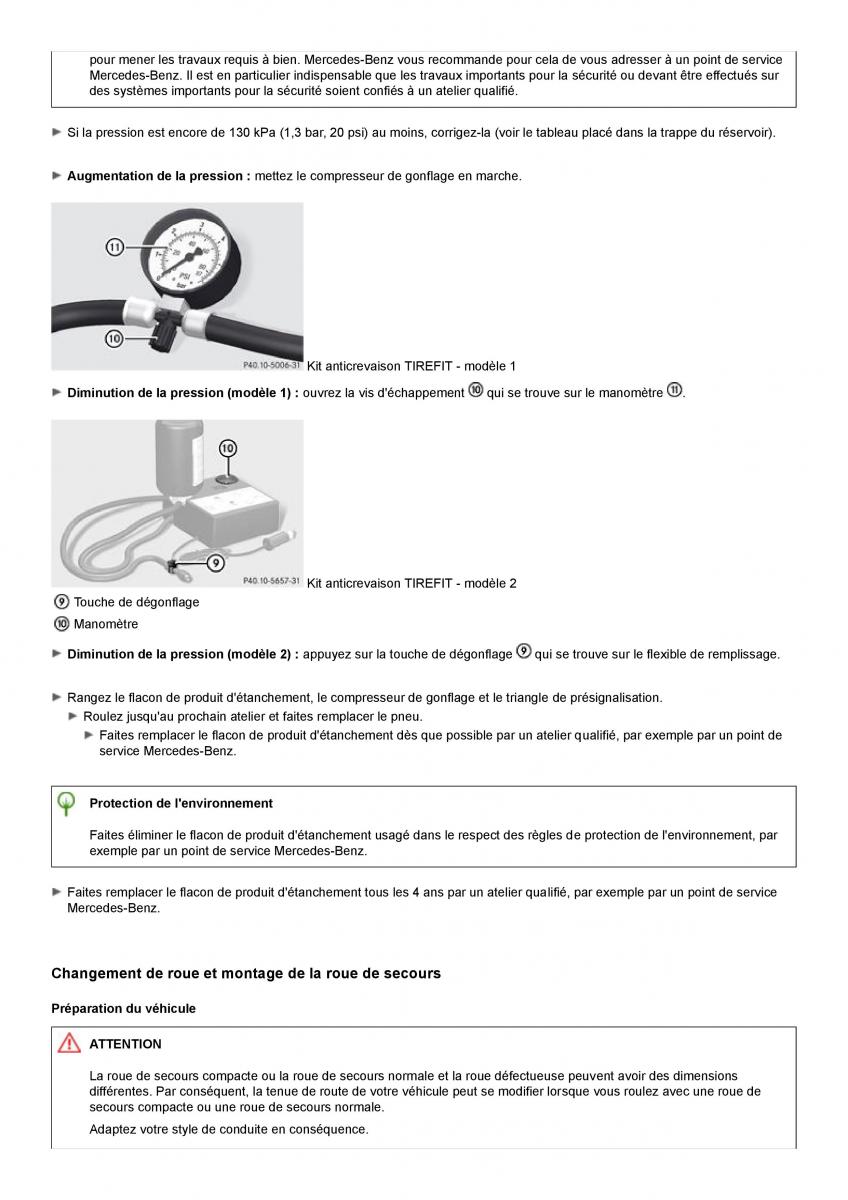 Mercedes Benz GL class X164 manuel du proprietaire / page 301