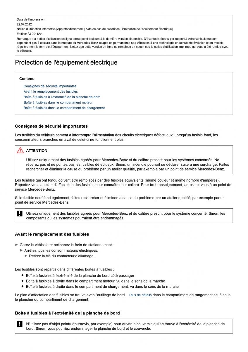 Mercedes Benz GL class X164 manuel du proprietaire / page 320