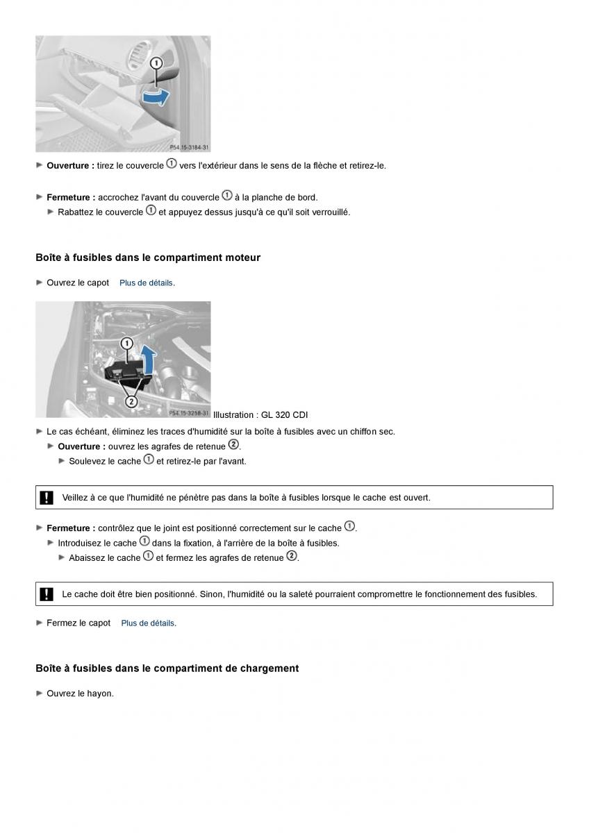 Mercedes Benz GL class X164 manuel du proprietaire / page 321