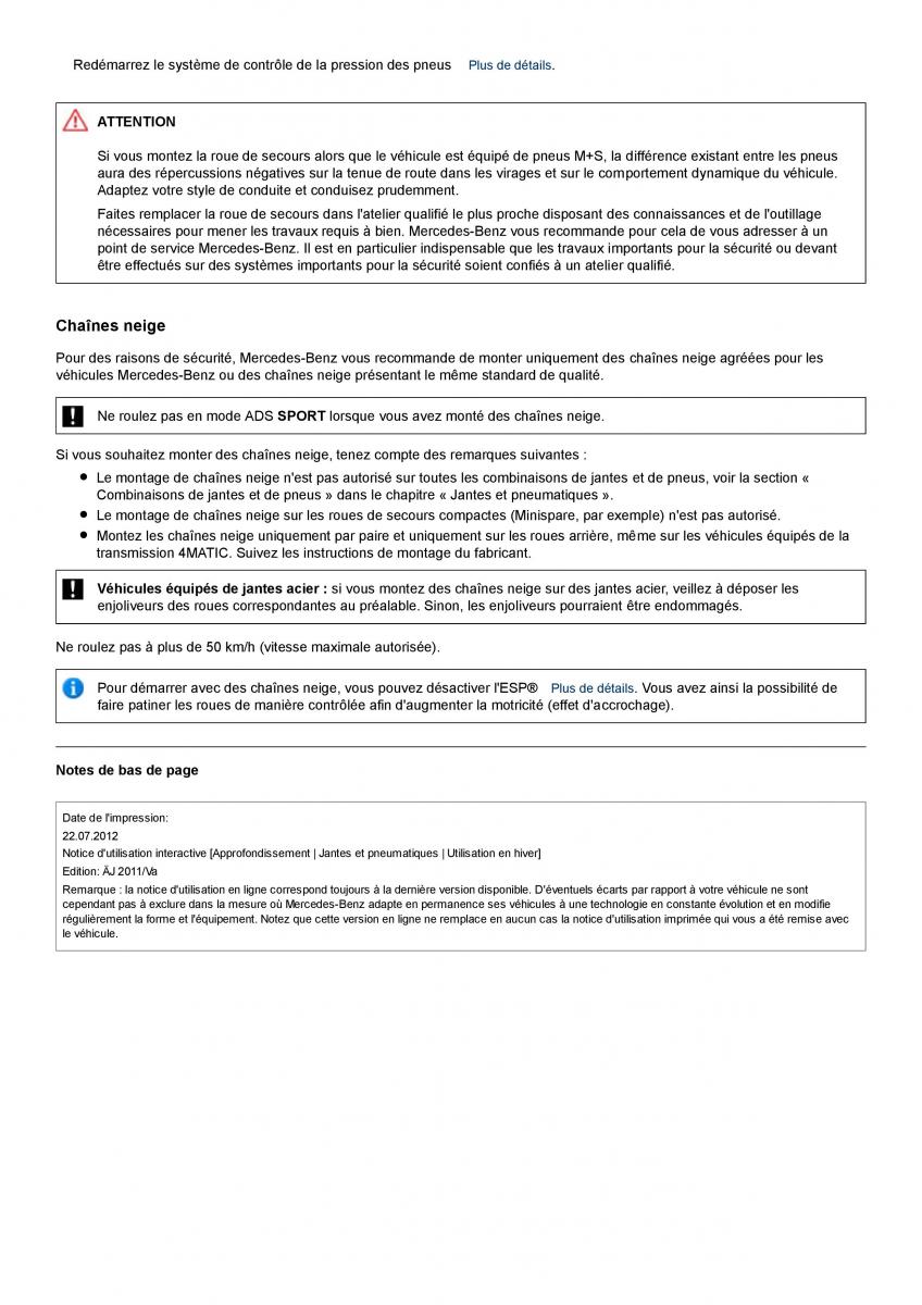 Mercedes Benz GL class X164 manuel du proprietaire / page 327