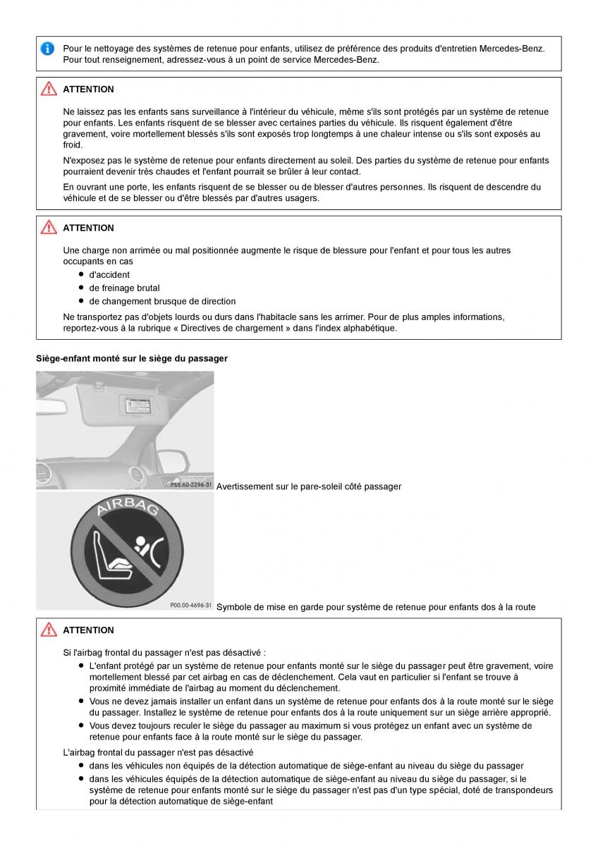 Mercedes Benz GL class X164 manuel du proprietaire / page 33