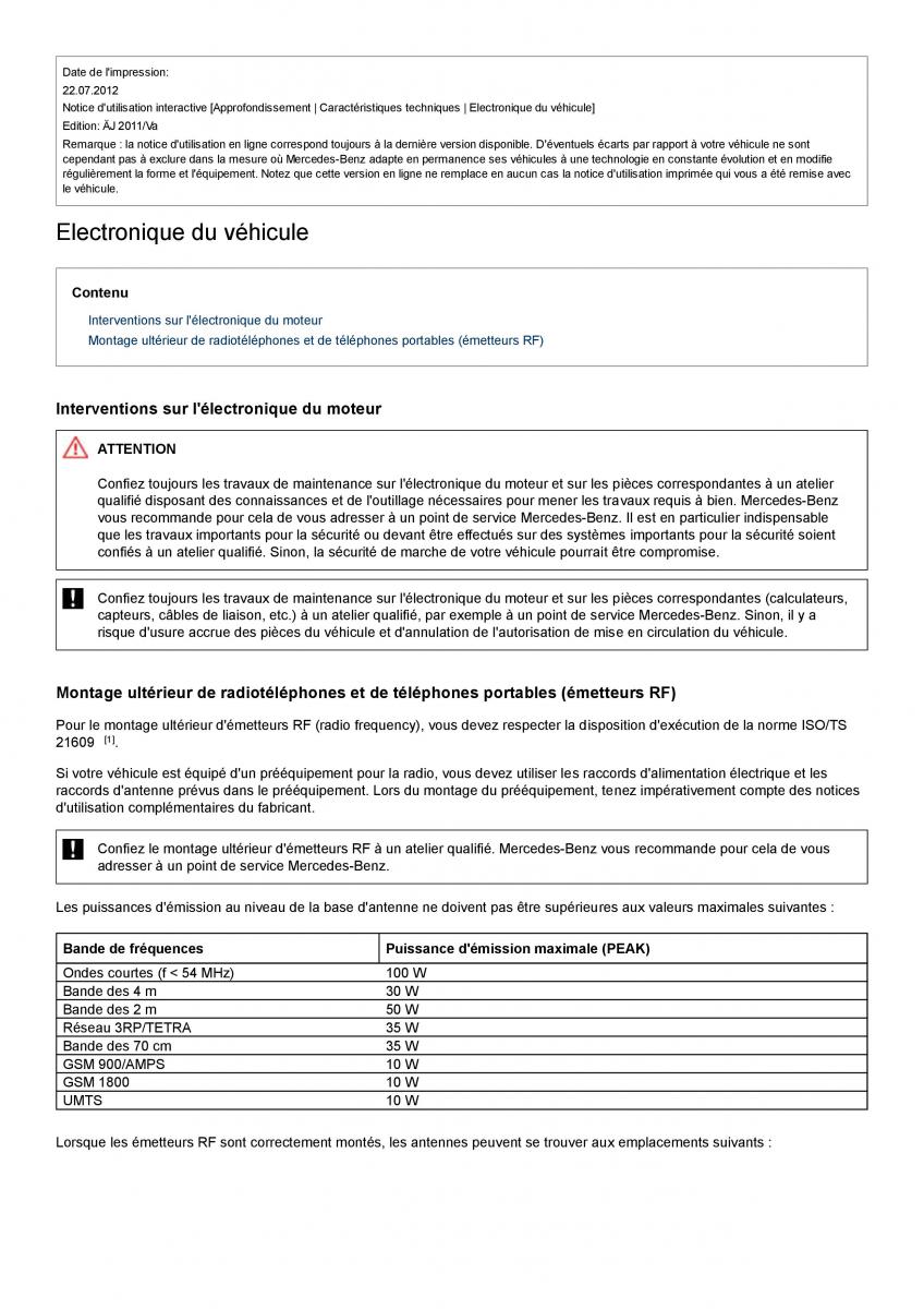 Mercedes Benz GL class X164 manuel du proprietaire / page 341