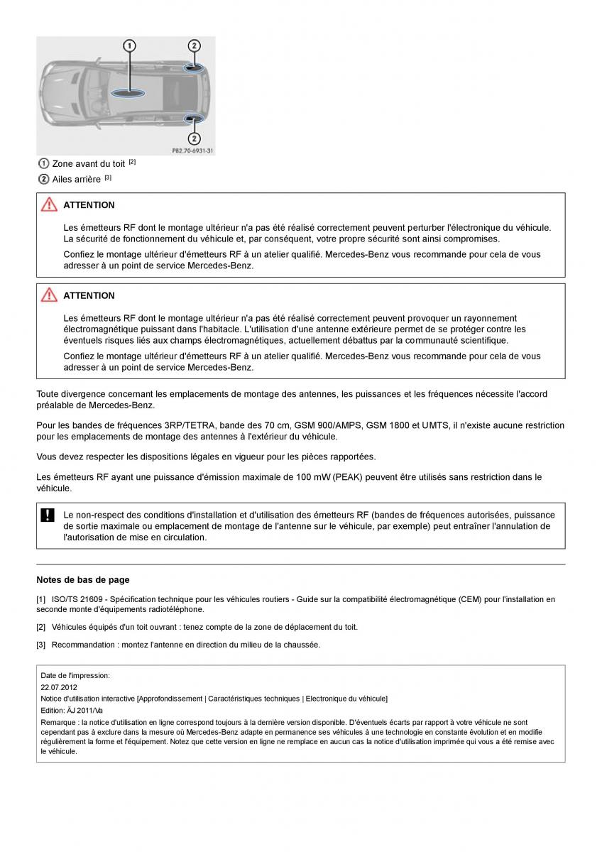 Mercedes Benz GL class X164 manuel du proprietaire / page 342