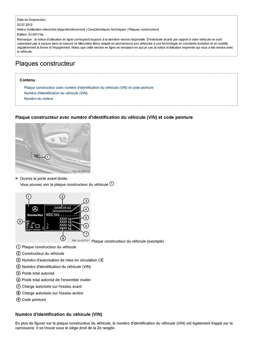 Mercedes Benz GL class X164 manuel du proprietaire / page 343