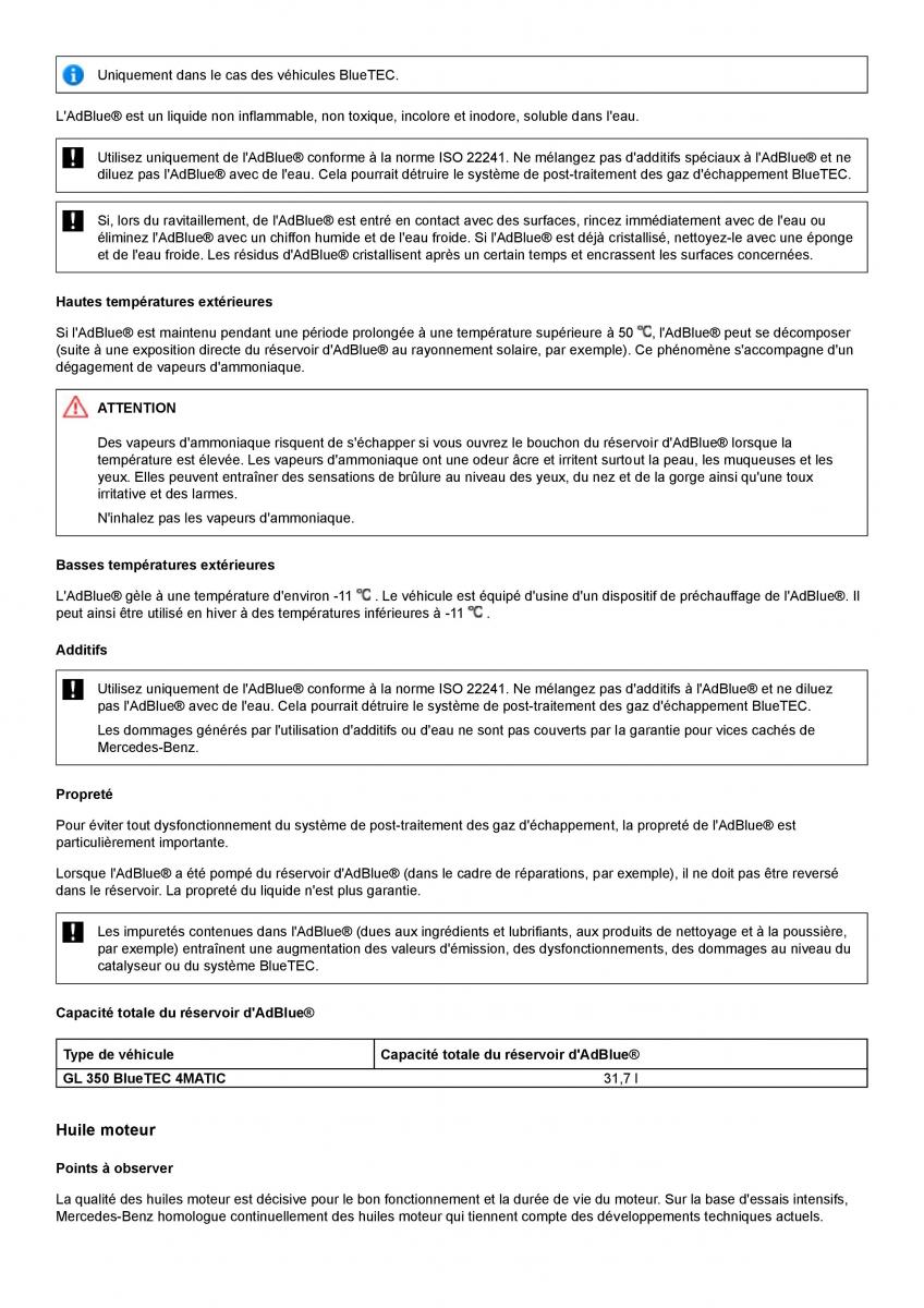 Mercedes Benz GL class X164 manuel du proprietaire / page 347