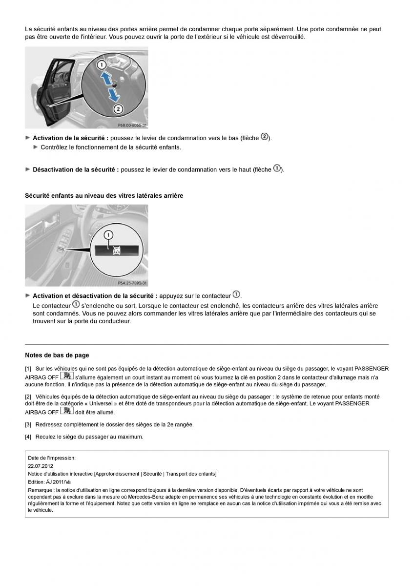 Mercedes Benz GL class X164 manuel du proprietaire / page 40