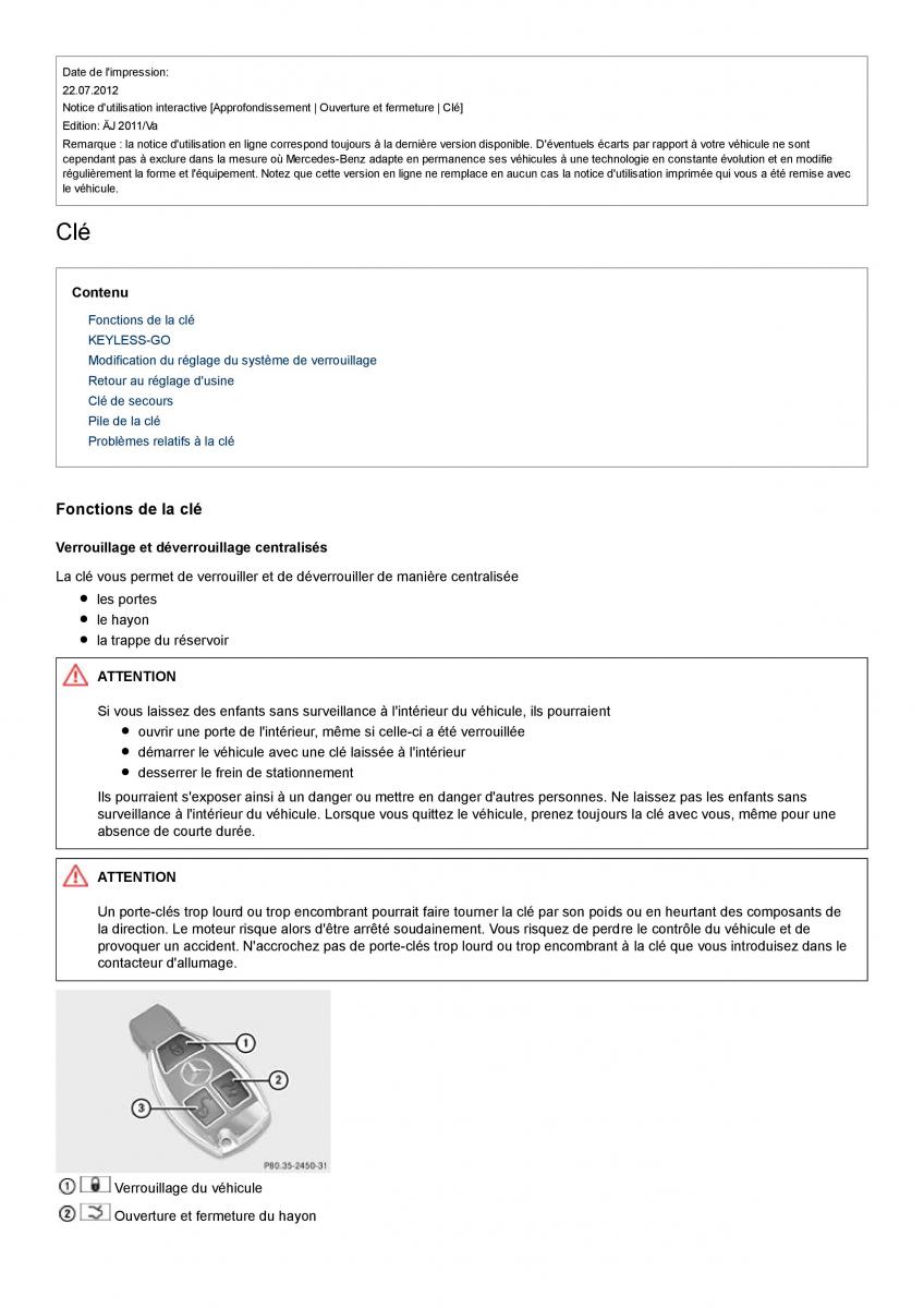 Mercedes Benz GL class X164 manuel du proprietaire / page 50