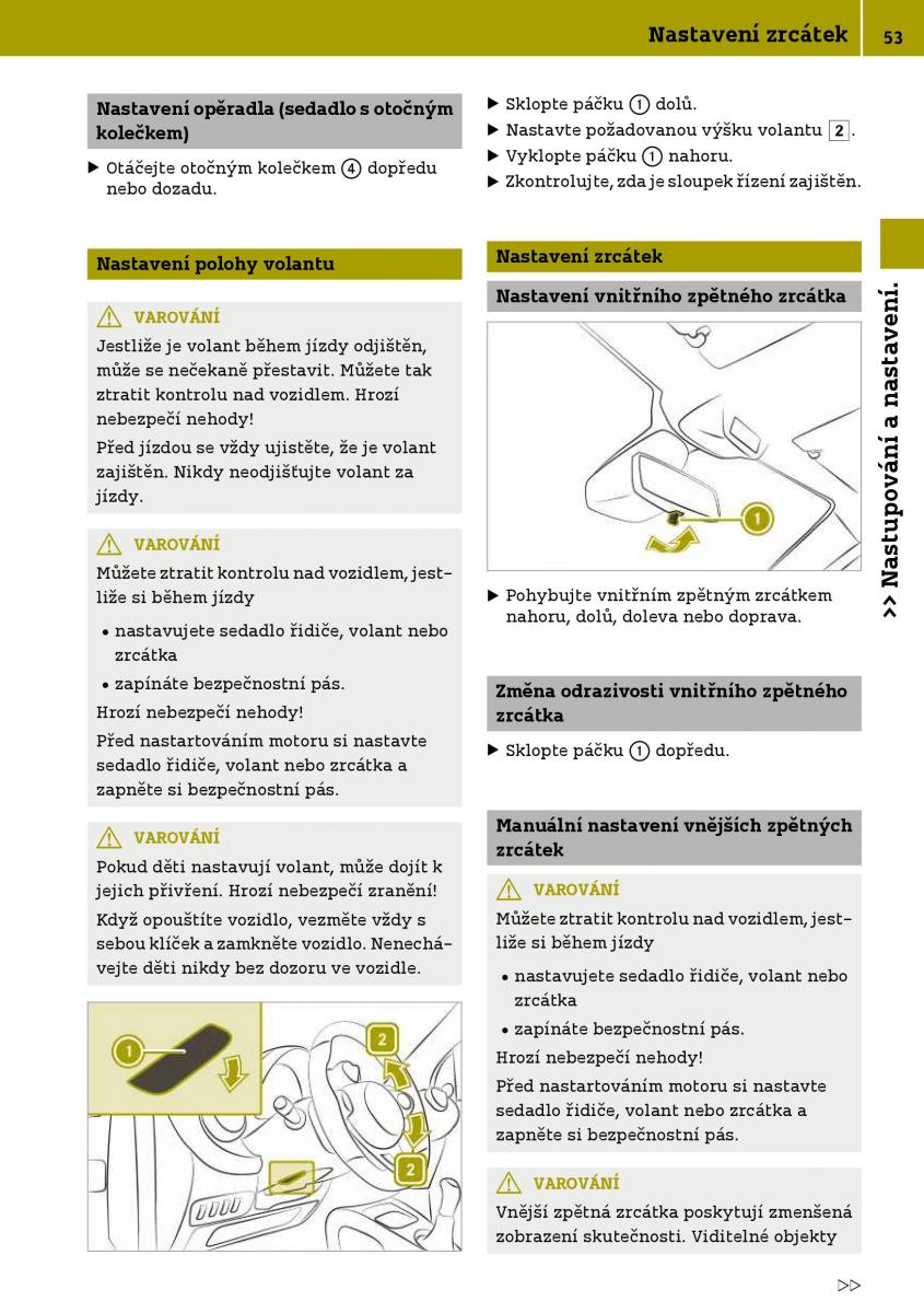 Smart Fortwo III 3 navod k obsludze / page 55