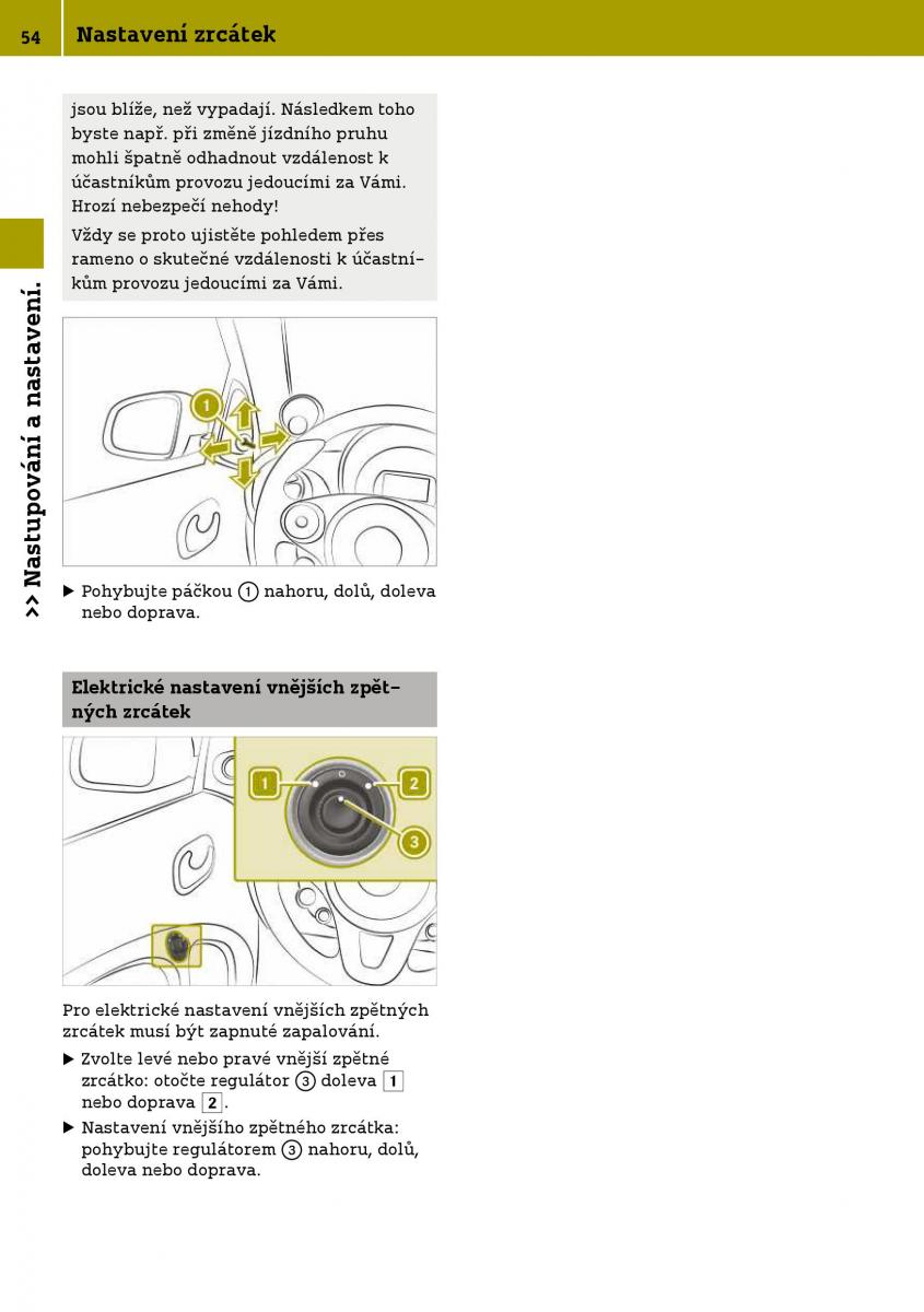 Smart Fortwo III 3 navod k obsludze / page 56