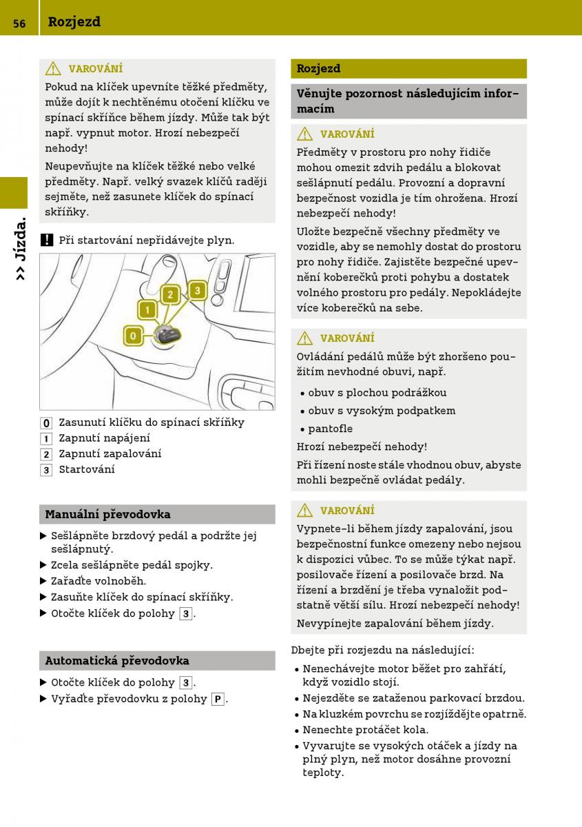 Smart Fortwo III 3 navod k obsludze / page 58