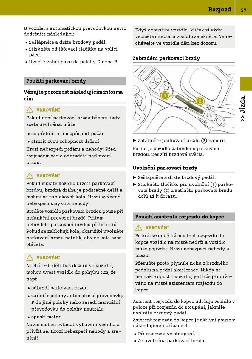 Smart Fortwo III 3 navod k obsludze / page 59