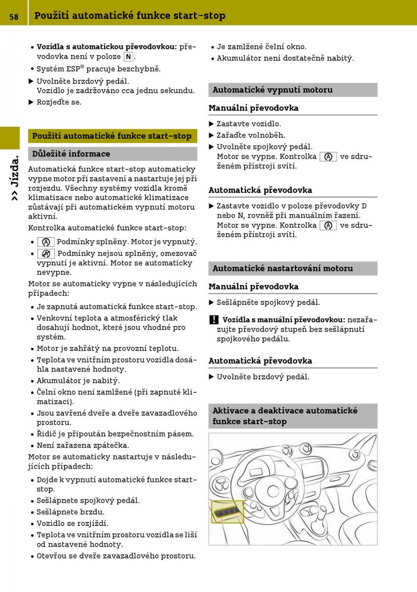 Smart Fortwo III 3 navod k obsludze / page 60