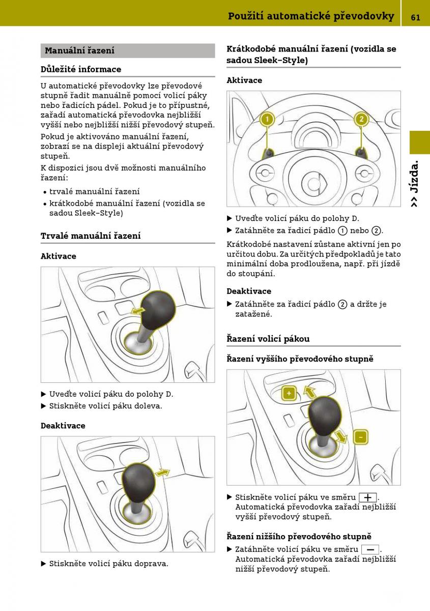 Smart Fortwo III 3 navod k obsludze / page 63