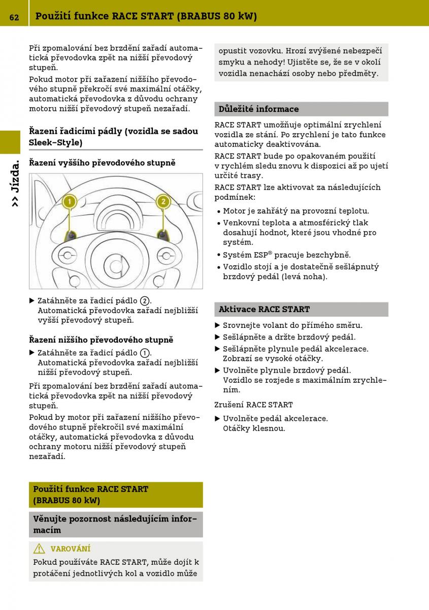 Smart Fortwo III 3 navod k obsludze / page 64