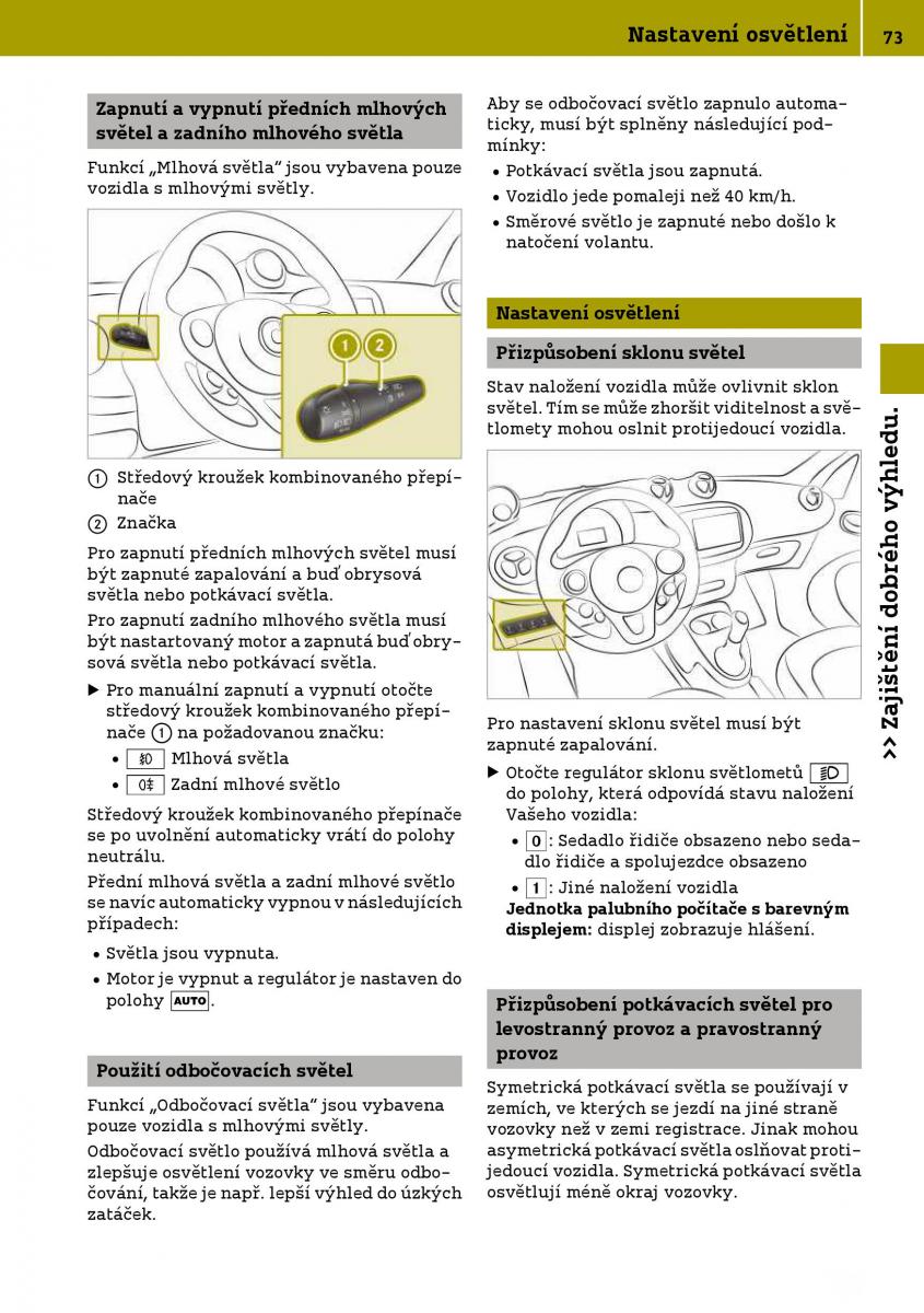 Smart Fortwo III 3 navod k obsludze / page 75