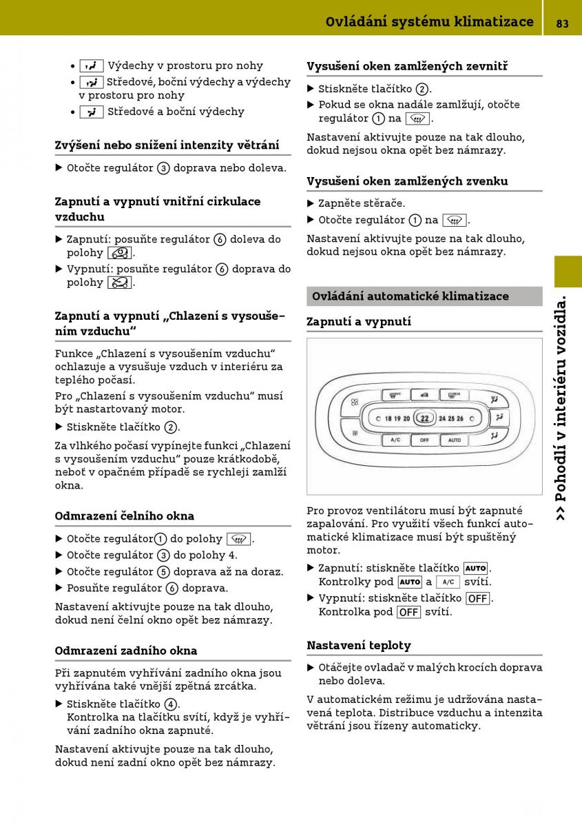 Smart Fortwo III 3 navod k obsludze / page 85