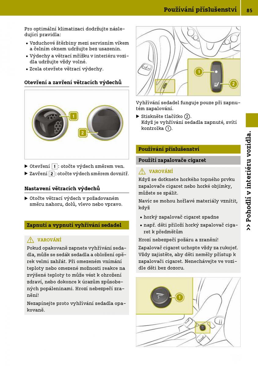 Smart Fortwo III 3 navod k obsludze / page 87