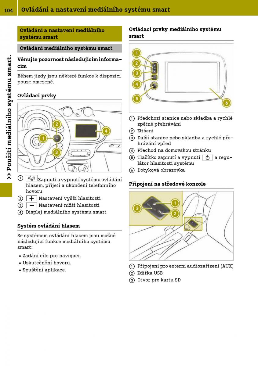 Smart Fortwo III 3 navod k obsludze / page 106