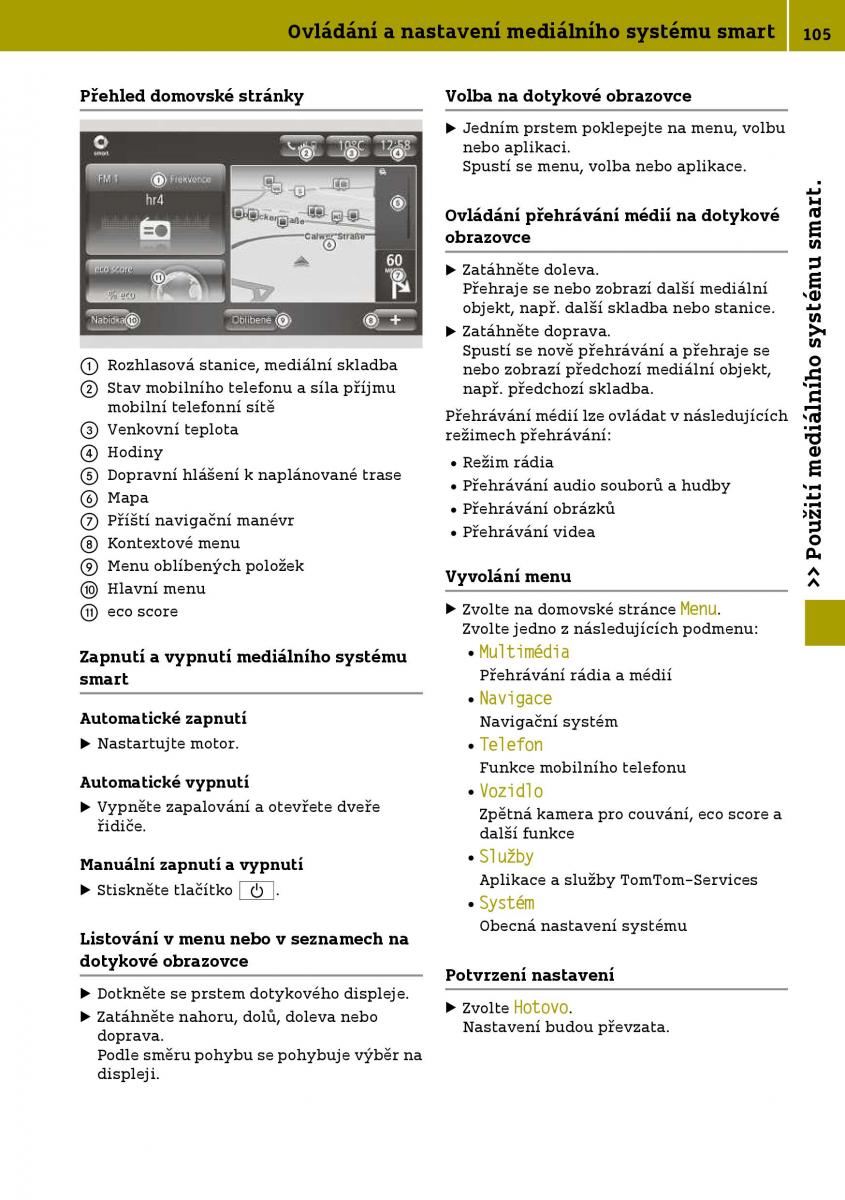 Smart Fortwo III 3 navod k obsludze / page 107