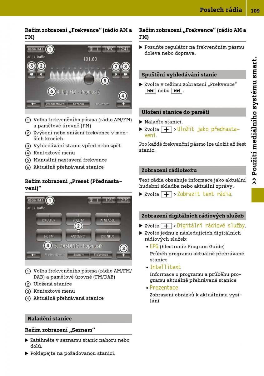 Smart Fortwo III 3 navod k obsludze / page 111